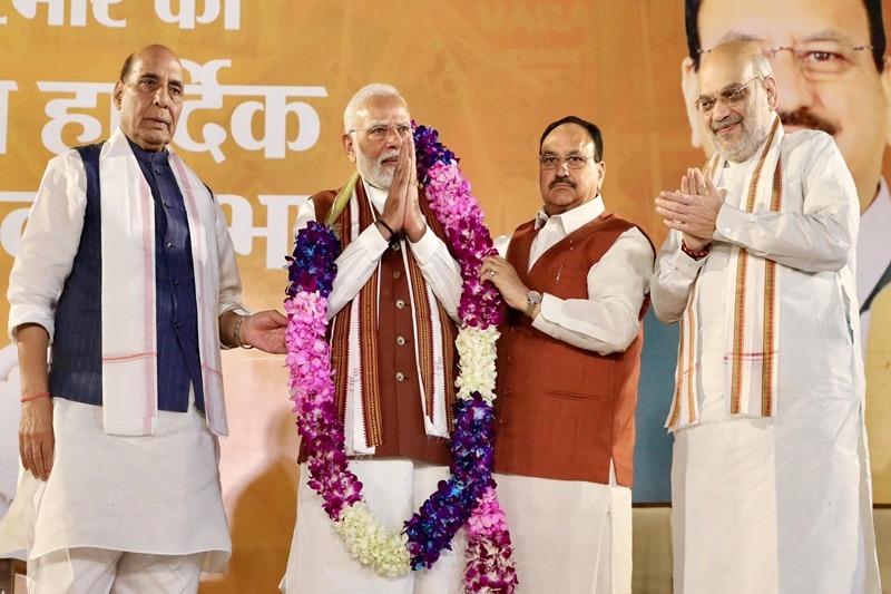 HM Shah Calls BJP’s Victory in Haryana Historic; Praises Performance in J&K