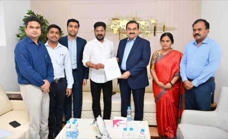 Adani Foundation Donates Rs 100 Crore for Telangana’s Young India Skills University