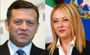 Jordanian King and Italian PM Discuss Gaza and Lebanon Situations