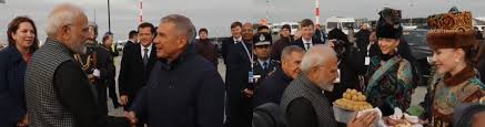 PM Modi Arrives in Russia for BRICS Summit in Kazan
