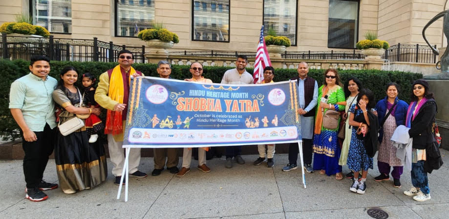 Hindu community celebrates heritage month with Shobha Yatra in Chicago