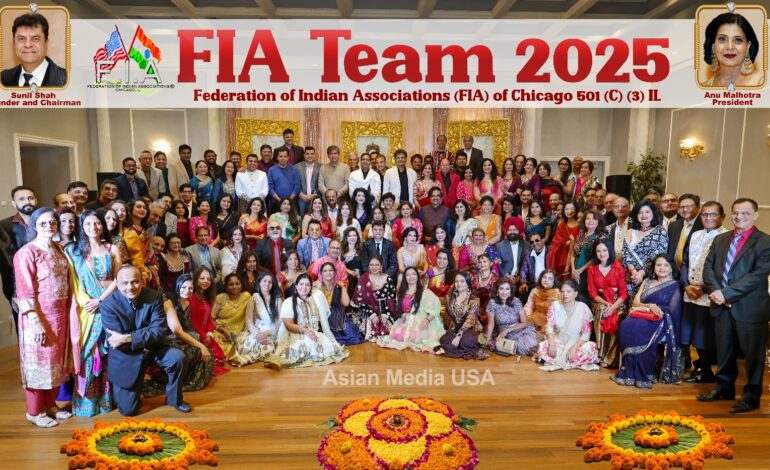 Federation of Indian Associations celebrates Diwali and unveils visionary leadership for 2025