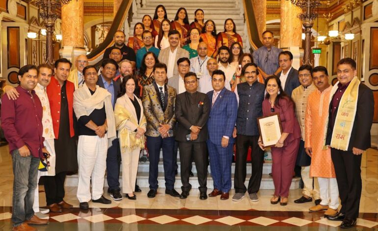 Illinois State Capitol hosts Diwali celebration, marking Hindu Heritage Month