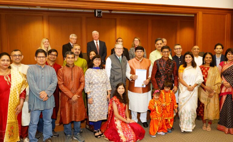 The Village of Mount Prospect embraces cultural diversity with Diwali Awareness Day proclamation