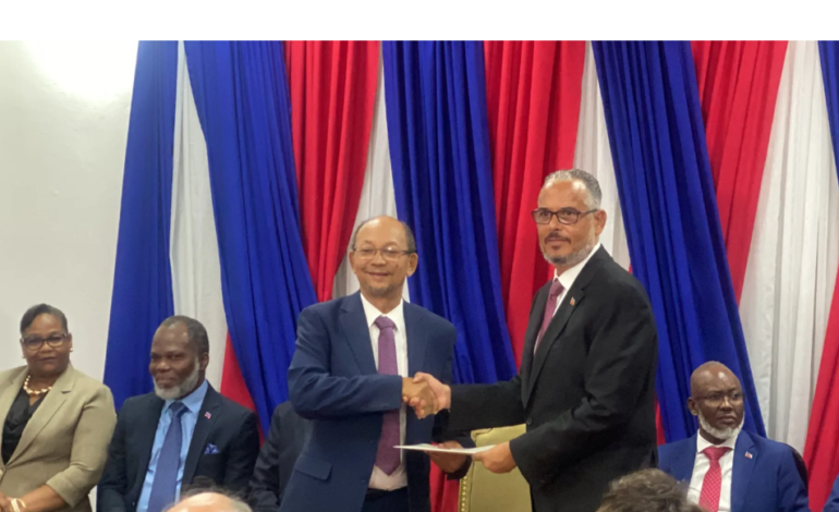 Alix Didier Fils-Aime swears in as new Haiti PM