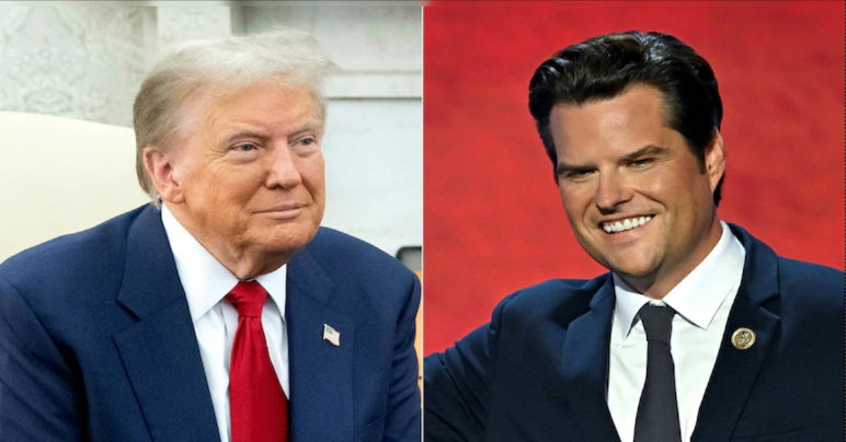 Trump announces Matt Gaetz as nominee for attorney general