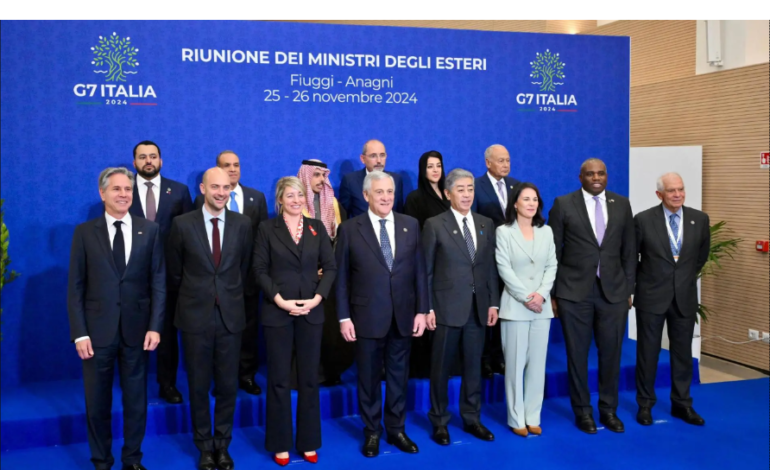 G7 foreign ministers urge Israel to comply with international law