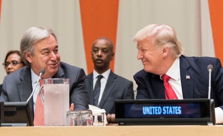 UN chief Guterres congratulates Trump, offers to work ‘constructively’