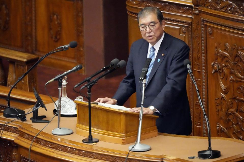 Japanese PM pledges cross-party coordination in parliament to achieve policies