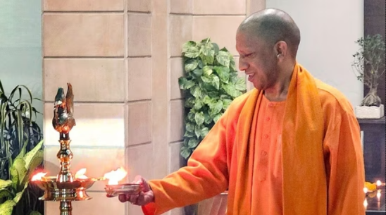 UP CM lauds PM Modi for honouring workers who built Ram Temple in Ayodhya