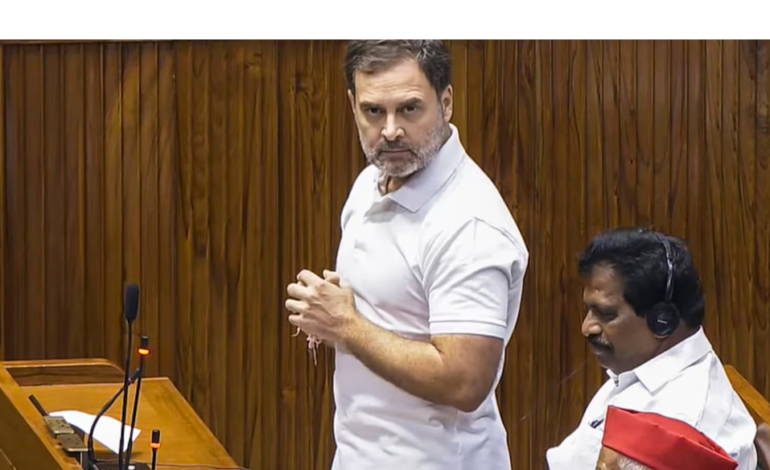 BJP MP alleges Rahul Gandhi pushed him, LoP dismisses claim