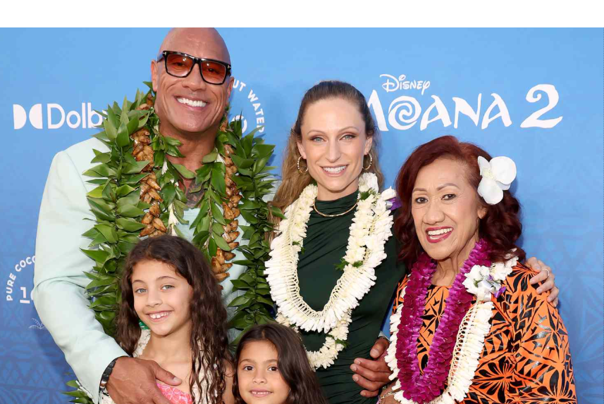 Dwayne Johnson surprises his daughters with painted toenails
