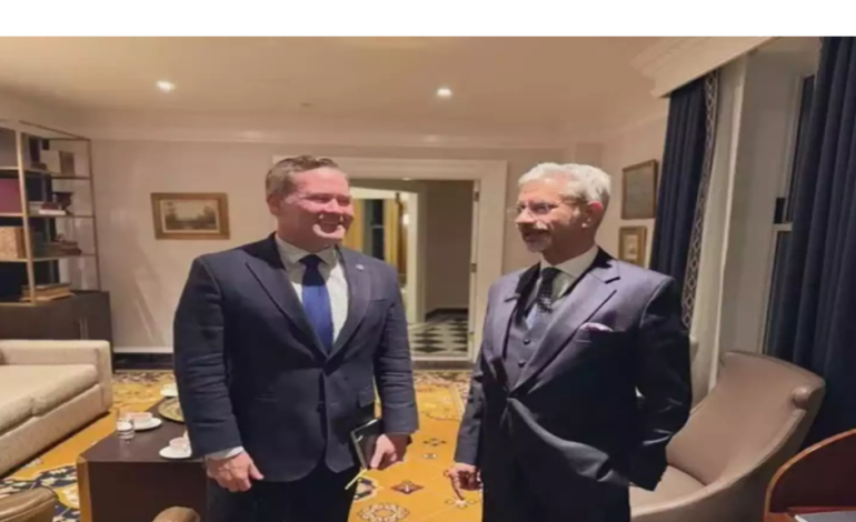 EAM Jaishankar meets Trump’s NSA pick Michael Waltz, looks ‘forward’ to working with him