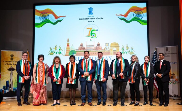 Seattle marks India’s 76th Republic Day with dignitaries, cultural celebrations, and a historic Senate resolution