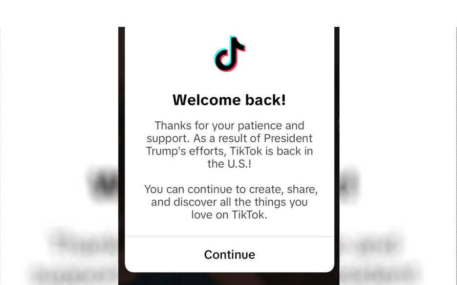 ‘We thank President Trump’: TikTok on process of restoring service in US