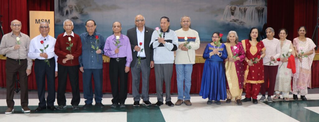 Indian Seniors of Chicago Celebrate Valentine’s Day and February Birthdays