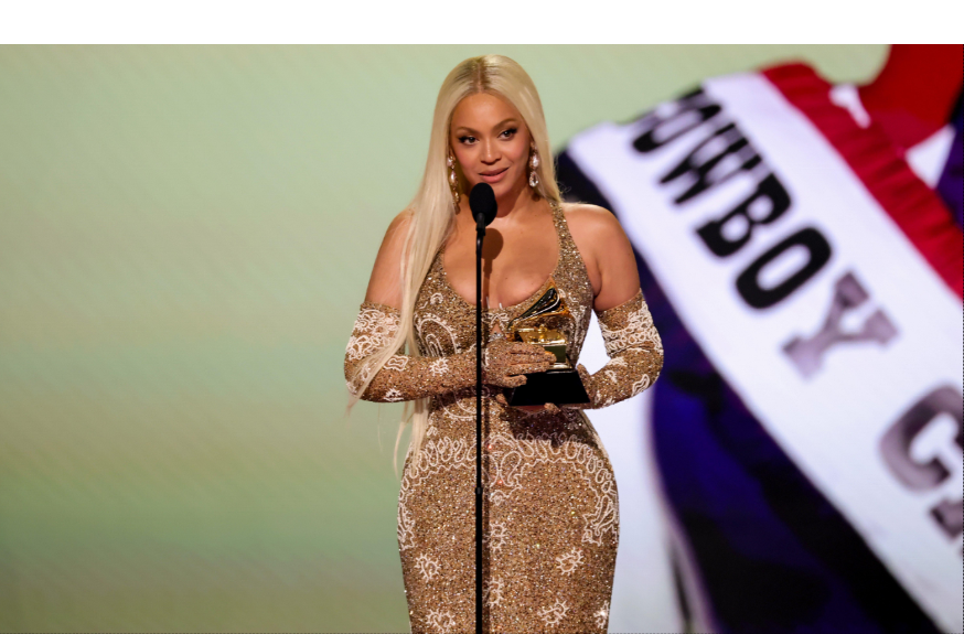 Beyoncé ‘very honored’ as she wins Album of the Year Grammy for the first time