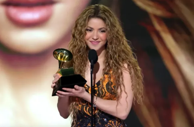 Shakira dedicates Grammy award to immigrant communities and hardworking women