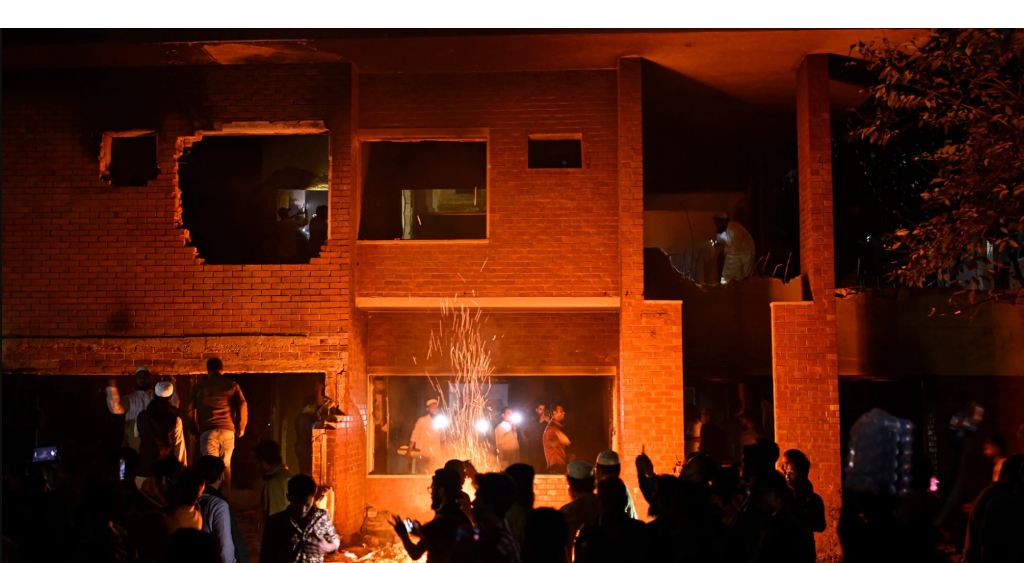 Bangladesh founder Sheikh Mujibur Rahman’s house vandalised, set on fire by mob in Dhaka