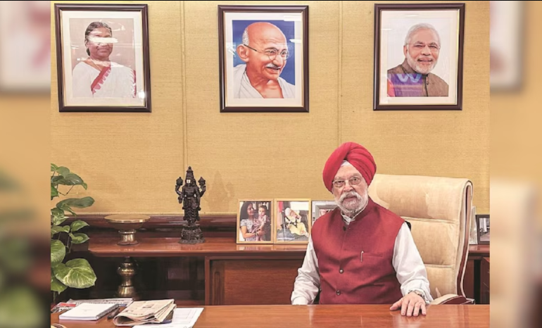 PM Modi praises Hardeep Singh Puri’s energy leadership