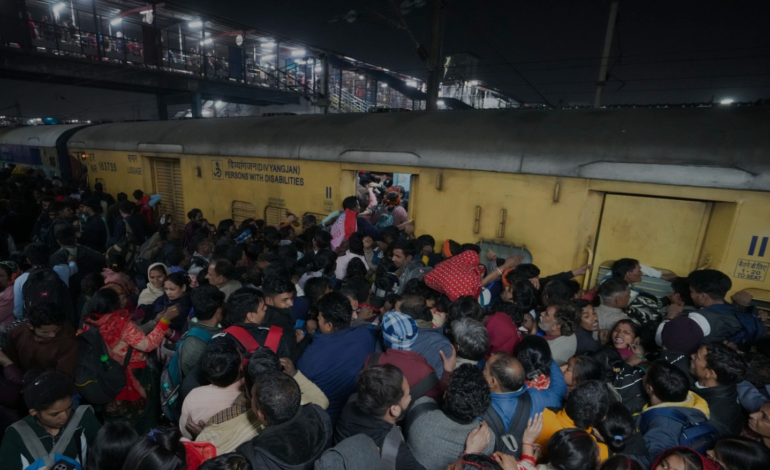 Delhi Police deploy six officers at New Delhi Railway Station for crowd management