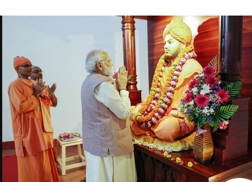 Prime Minister Modi honors Sri Ramakrishna Paramhansa