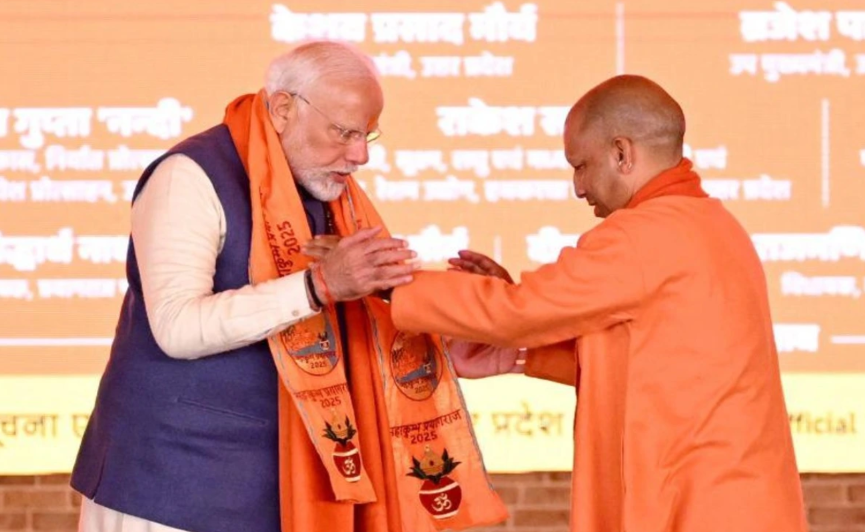CM Yogi thanks PM Modi for Maha Kumbh 2025 success