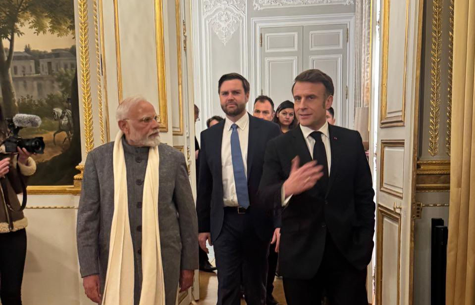 Macron’s Paris soirée brings together PM Modi, US Vice President Vance