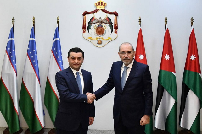 Jordanian and Uzbek foreign ministers vow to enhance bilateral cooperation