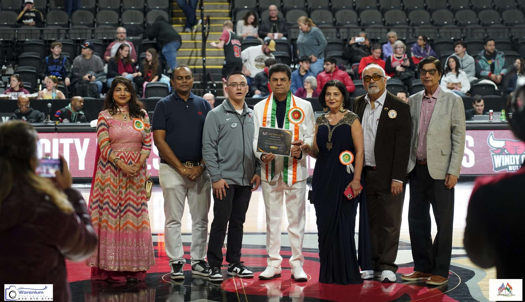 FIA hosts an electrifying 8th Annual Indian Heritage Night with Windy City Bulls