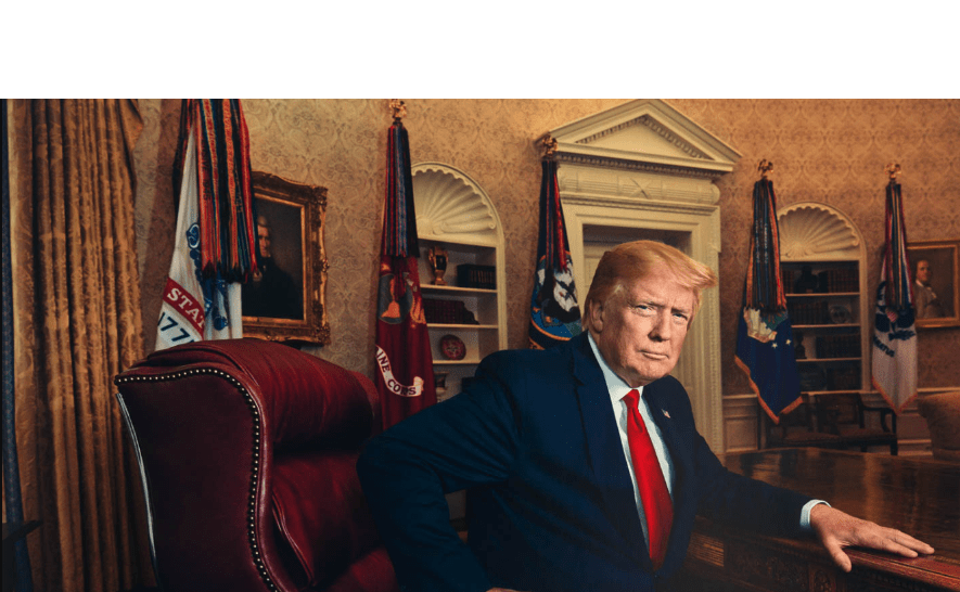 Trump gives reporter ‘death stare’ after mic mishap goes viral