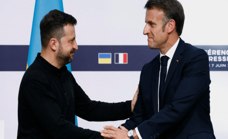 Zelensky, Macron hold phone talks ahead of Trump-Putin conversation