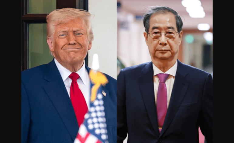Han, Trump hold first call after Yoon’s ouster