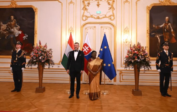 President Murmu honoured by Slovak president at banquet