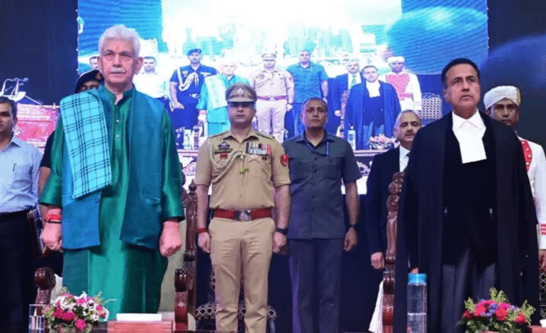 Justice Arun Palli takes oath as J&K Chief Justice