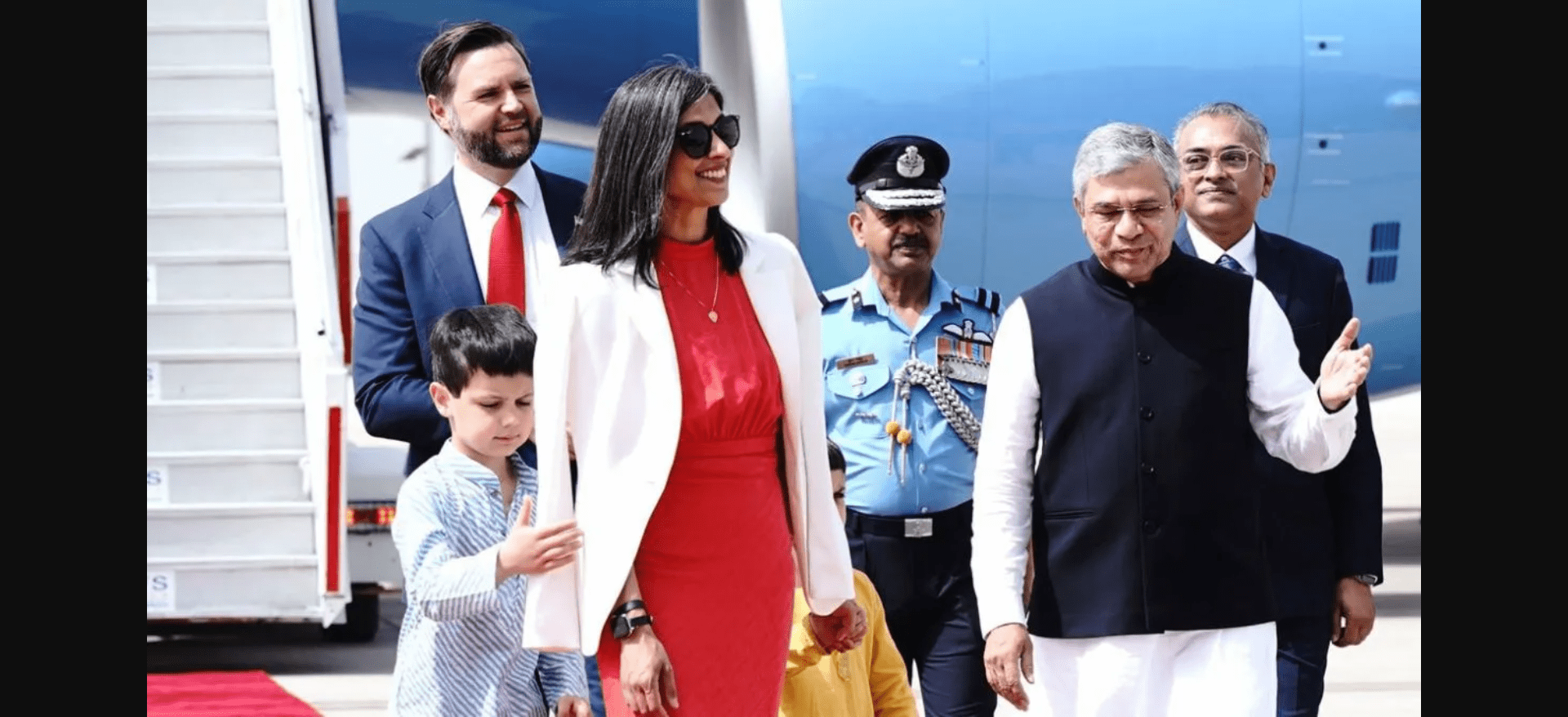 JD Vance visits Amer Fort with family