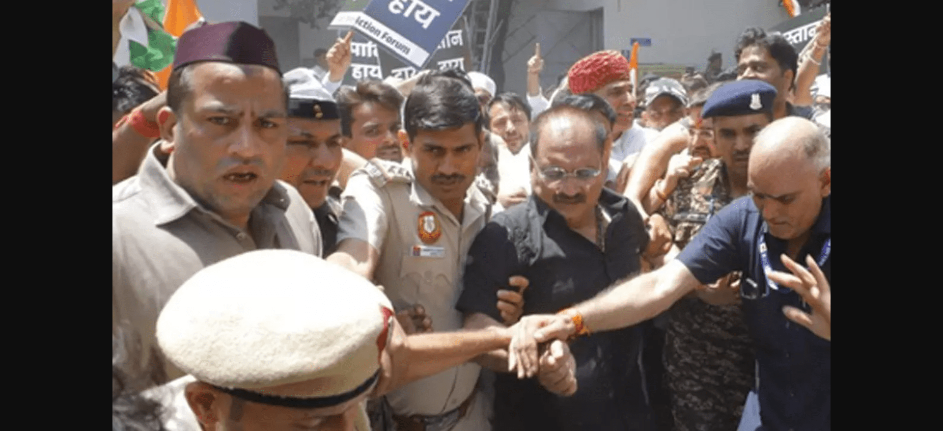 BJP chief detained during protest over Pahalgam attack