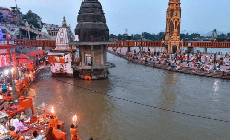 IndoUS Tribune की हरिद्वार मंदिर यात्रा का दसवां पड़ाव: विष्णु घाट – जहाँ श्रीहरि ने गंगा में लिया था पावन स्नान