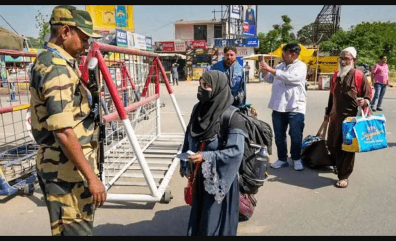 Pakistani nationals return via Attari border after Pahalgam attack