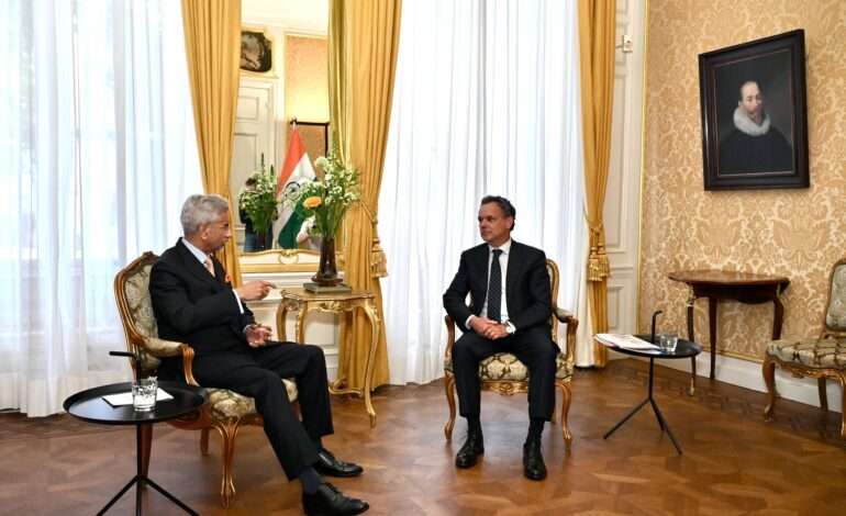 Jaishankar thanks Netherlands for Pahalgam attack condemnation