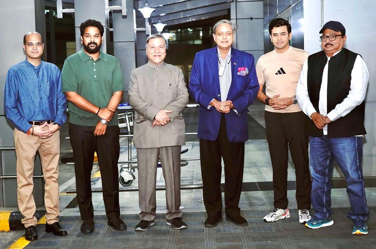 ‘India too has been a terror victim’: Shashi Tharoor visits 9/11 Memorial during anti-terror outreach