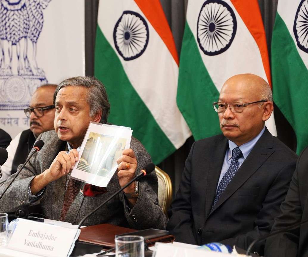 Tharoor leads Indian delegation in Colombia to reinforce anti-terror message