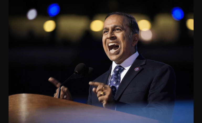 Congressman Raja Krishnamoorthi champions immigration reform, condemns terrorism, and honors a fellow legislator