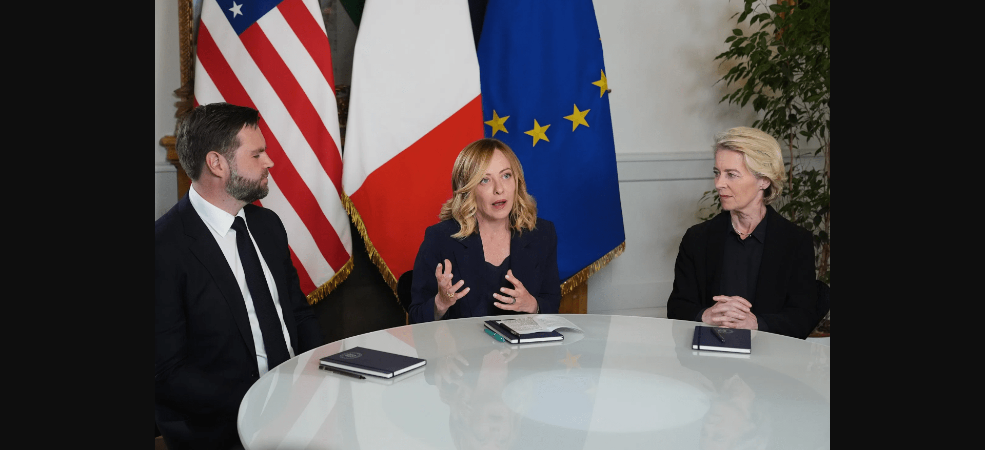 Meloni hosts US-EU trilateral talks in Rome