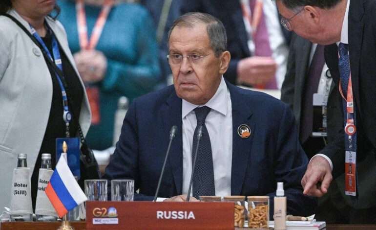 Lavrov says ‘extermination of everything Russian’ in Ukraine must end for peace