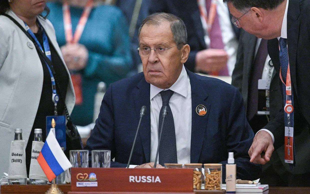 Lavrov says ‘extermination of everything Russian’ in Ukraine must end for peace