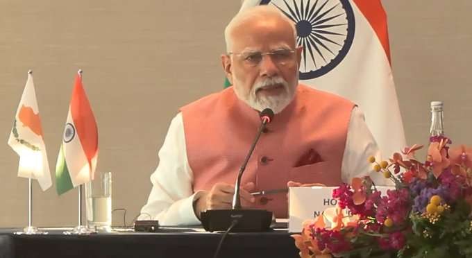 Modi pitches India’s growth at India-Cyprus CEO Forum