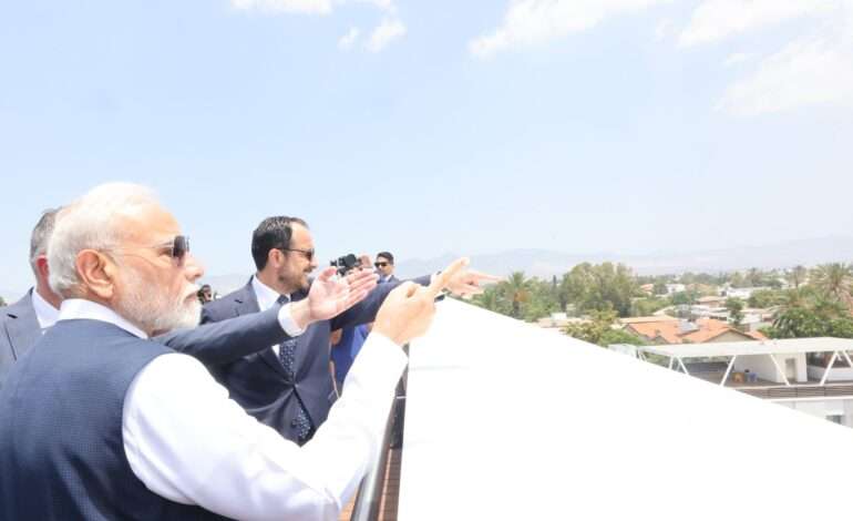 PM Modi visits Cyprus ceasefire line, deepens bilateral ties