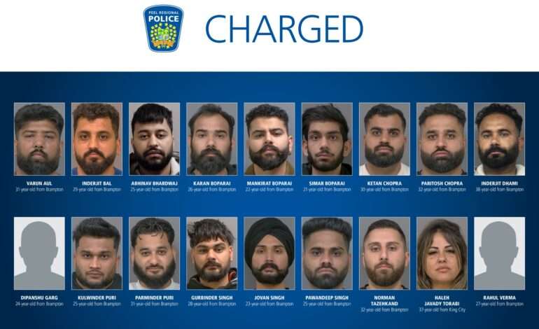 Canada busts Indian gang ahead of PM Modi’s visit