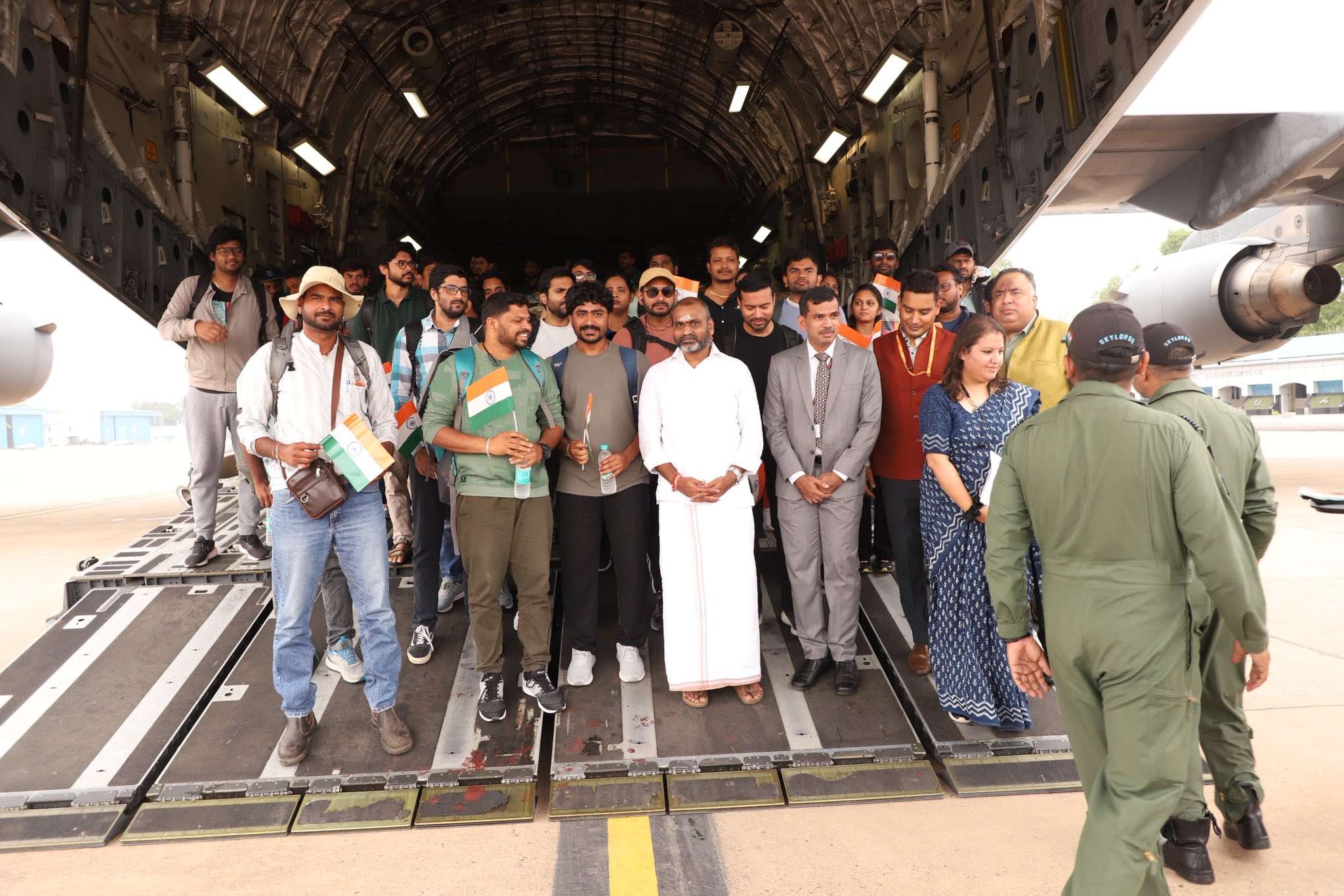 IAF evacuates 165 Indians from Israel under Operation Sindhu